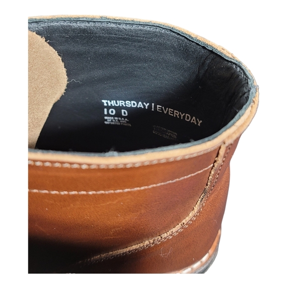 Thursday Everyday Ankle Boots Mens Size 10 D Leather SBR - Picture 10 of 10
